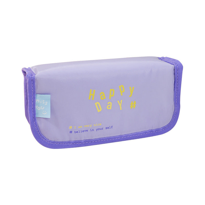 Wholesale Polyester Large Capacity Pencil Bag