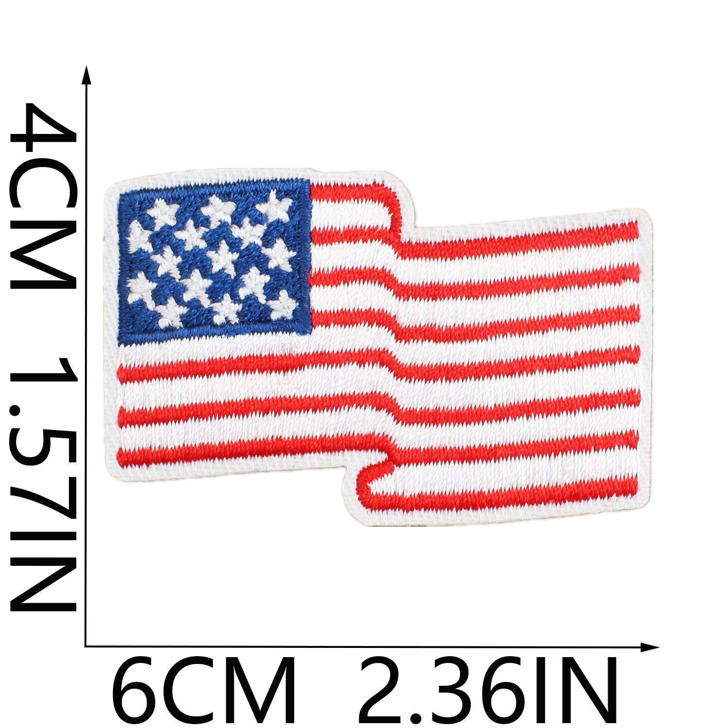 Wholesale Independence Day Flag Torch Patch Bag Embroidery Sticker Eagle