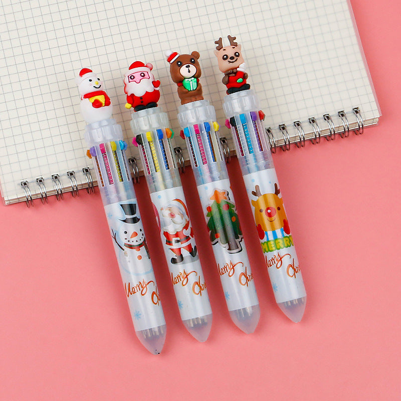 Wholesale Random Style Christmas Plastic Ballpoint Pen
