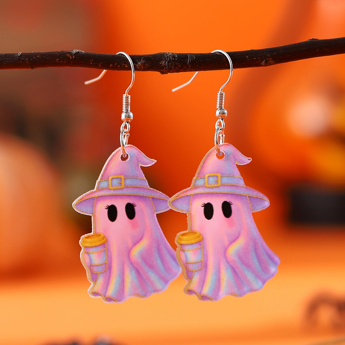 Wholesale various ghost acrylic earrings