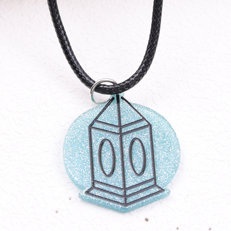 Wholesale Irregular Moon Star Acrylic Pendant