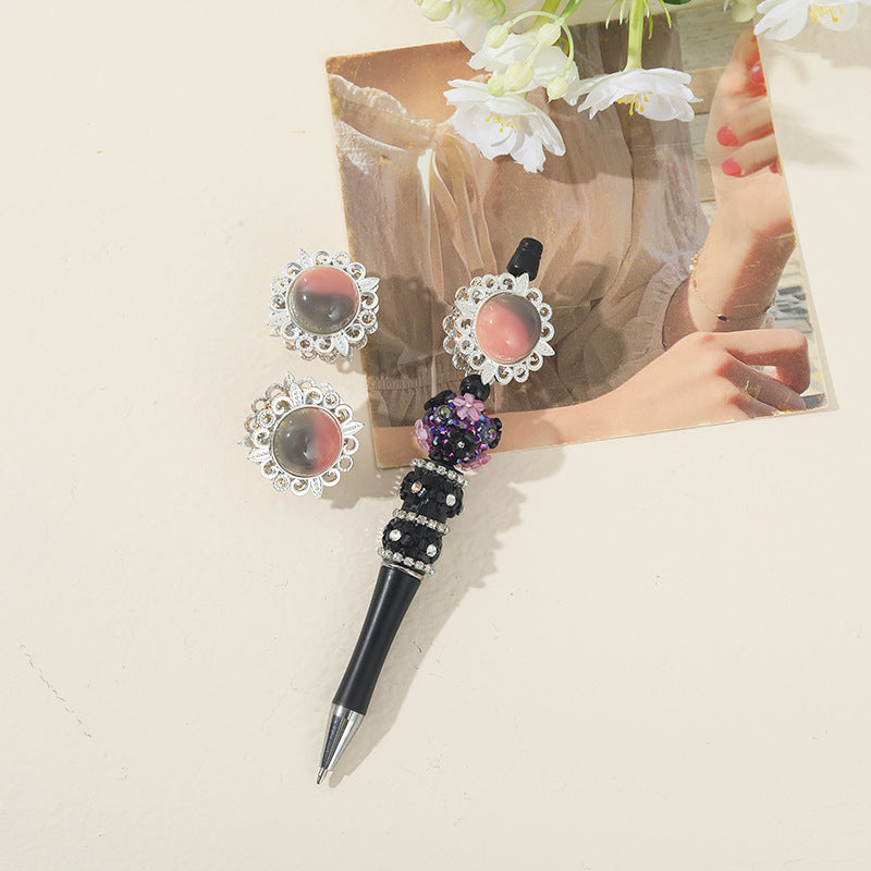 Wholesale 10pcs Heavy Alloy Oil Painting DIY Beads