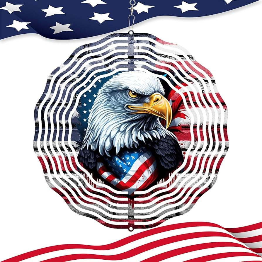 Wholesale animal wind-turning ornaments outdoor 3D rotating wind chimes