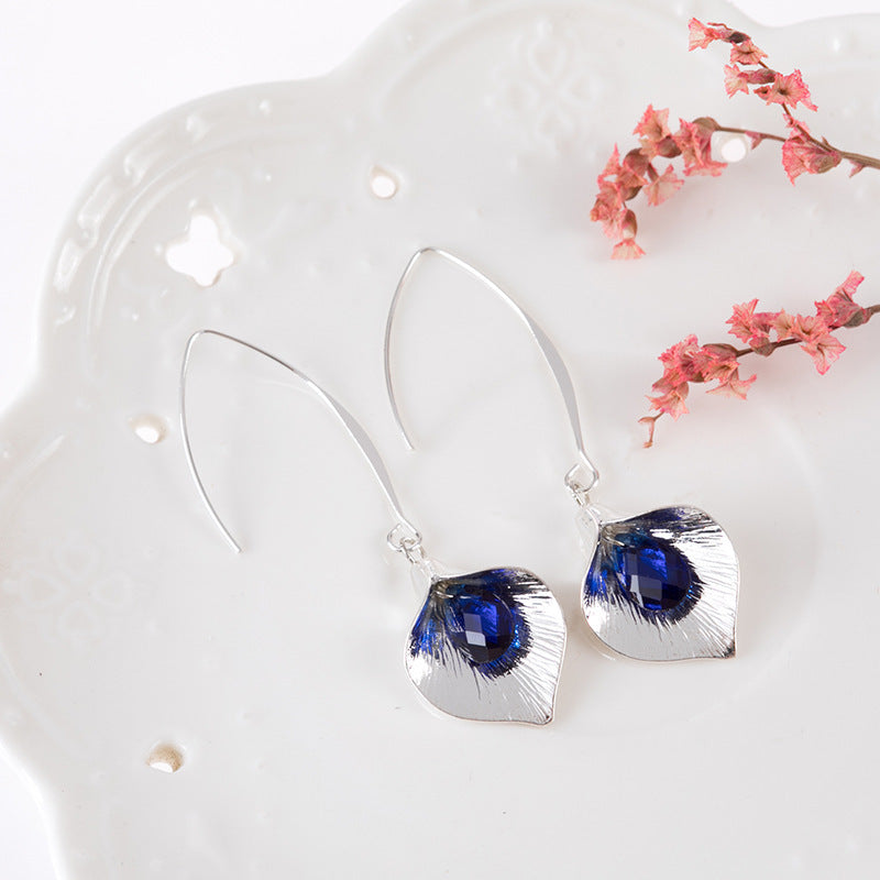 Wholesale Creative Orchid Pendant Earrings