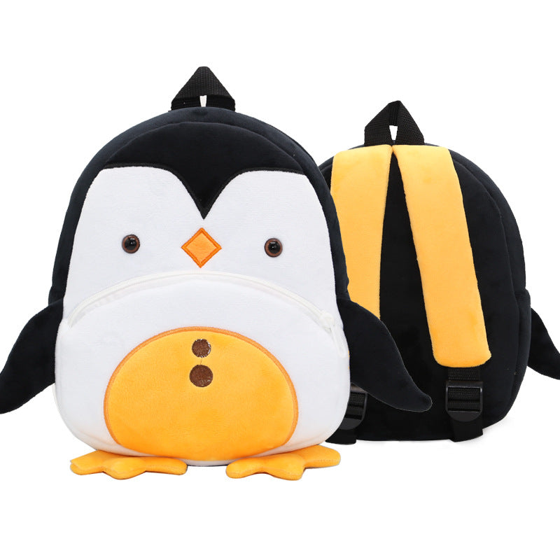 Wholesale Plush Cartoon Animal Kids Backpack