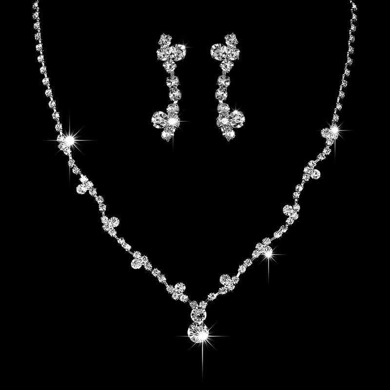 Pendientes al por mayor de diamantes de diamante de diamante de diamantes