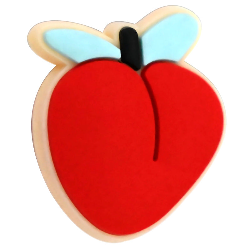 Wholesale  Random 100pcs/pack  Cute cartoon fruit series soft gel ballpoint pen beads