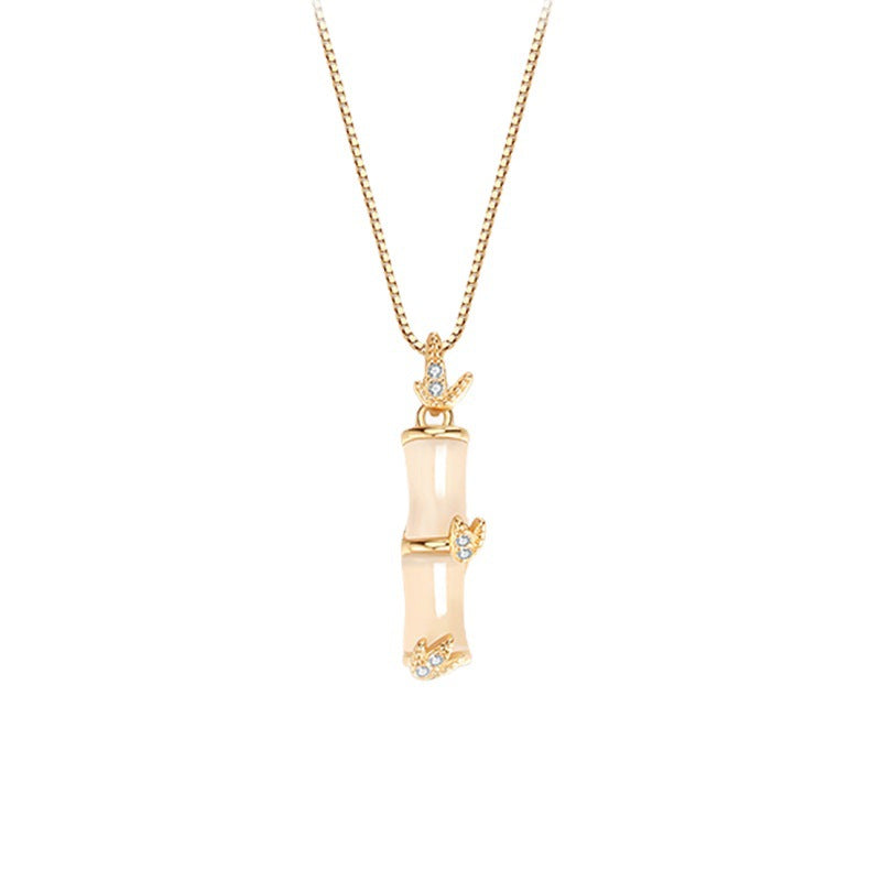 Wholesale Bamboo Opal Silver Necklaces