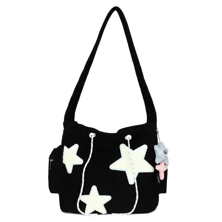 Wholesale Velvet Pentagram Crossbody Bag