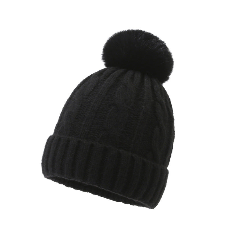 Wholesale 2023 Winter Velvet Thickened Warm Hat Cotton Woolen Hat