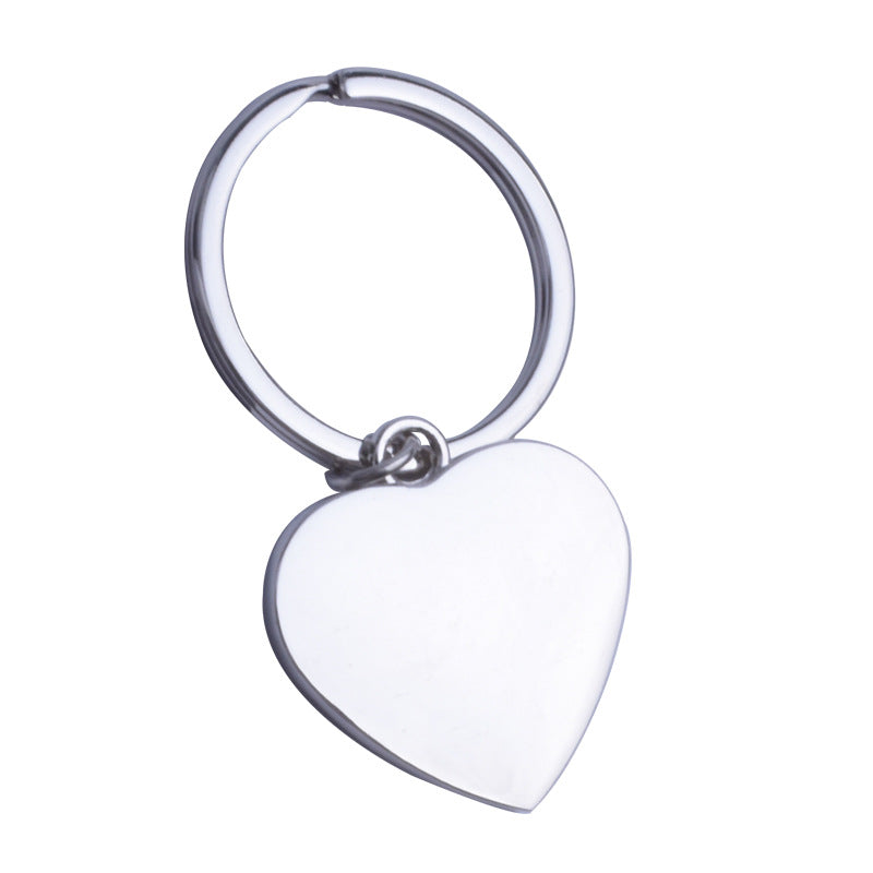 Wholesale Love Inlaid Diamond Metal Keychains