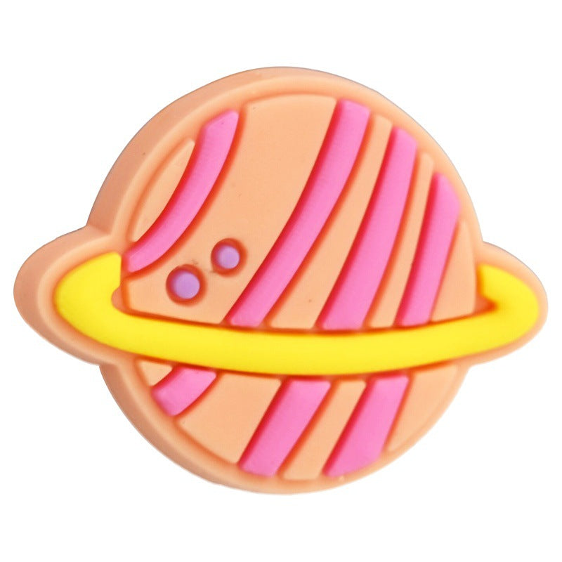 Wholesale  Random 100pcs Planet Series Soft Rubber Beads