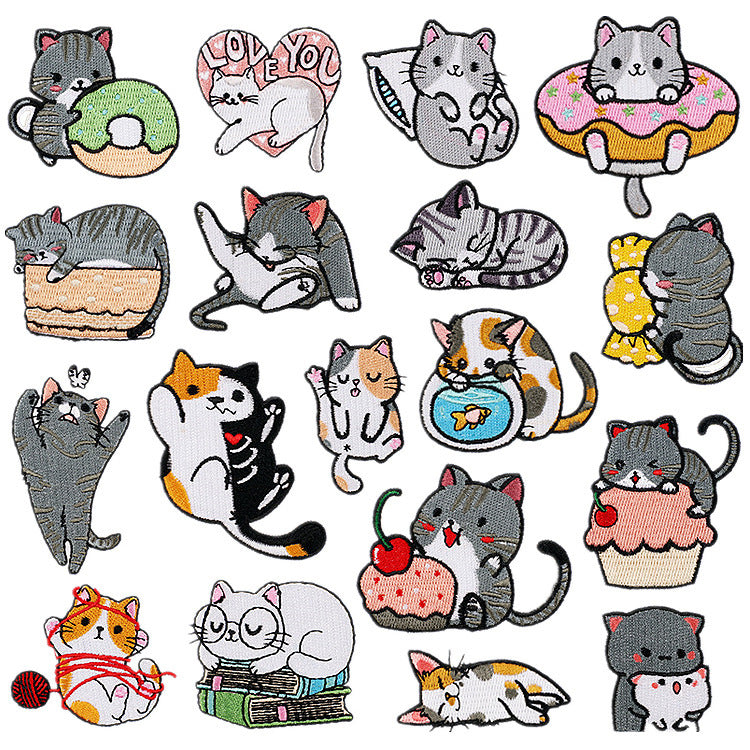 Wholesale Cartoon Embroidery Cloth Patch Bag Decoration Patch
