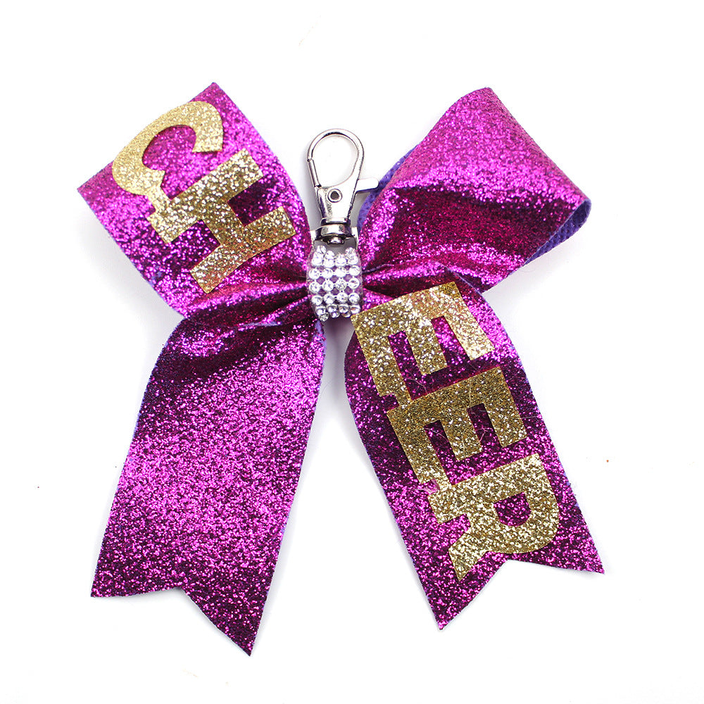Wholesale 5pcs Cheerleading Shiny Fashion Accessories Keychains