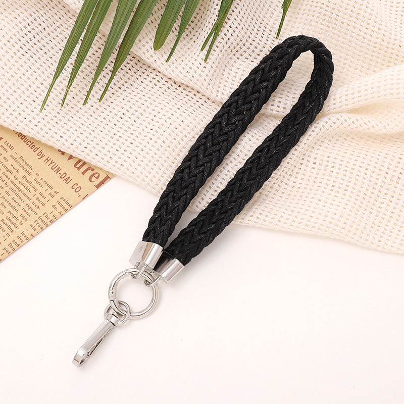 Wholesale Colorful Braided Lanyard Keychain