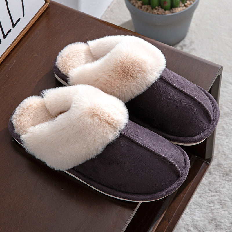Wholesale of Autumn and Winter Plush Cotton Slippers