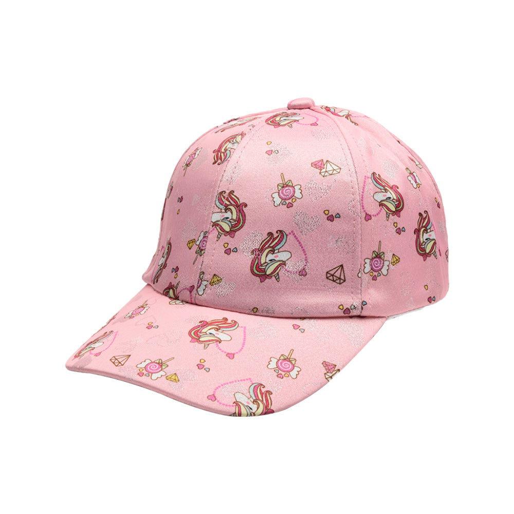 Wholesale Polyester Kids Unicorn Kids Baseball Cap