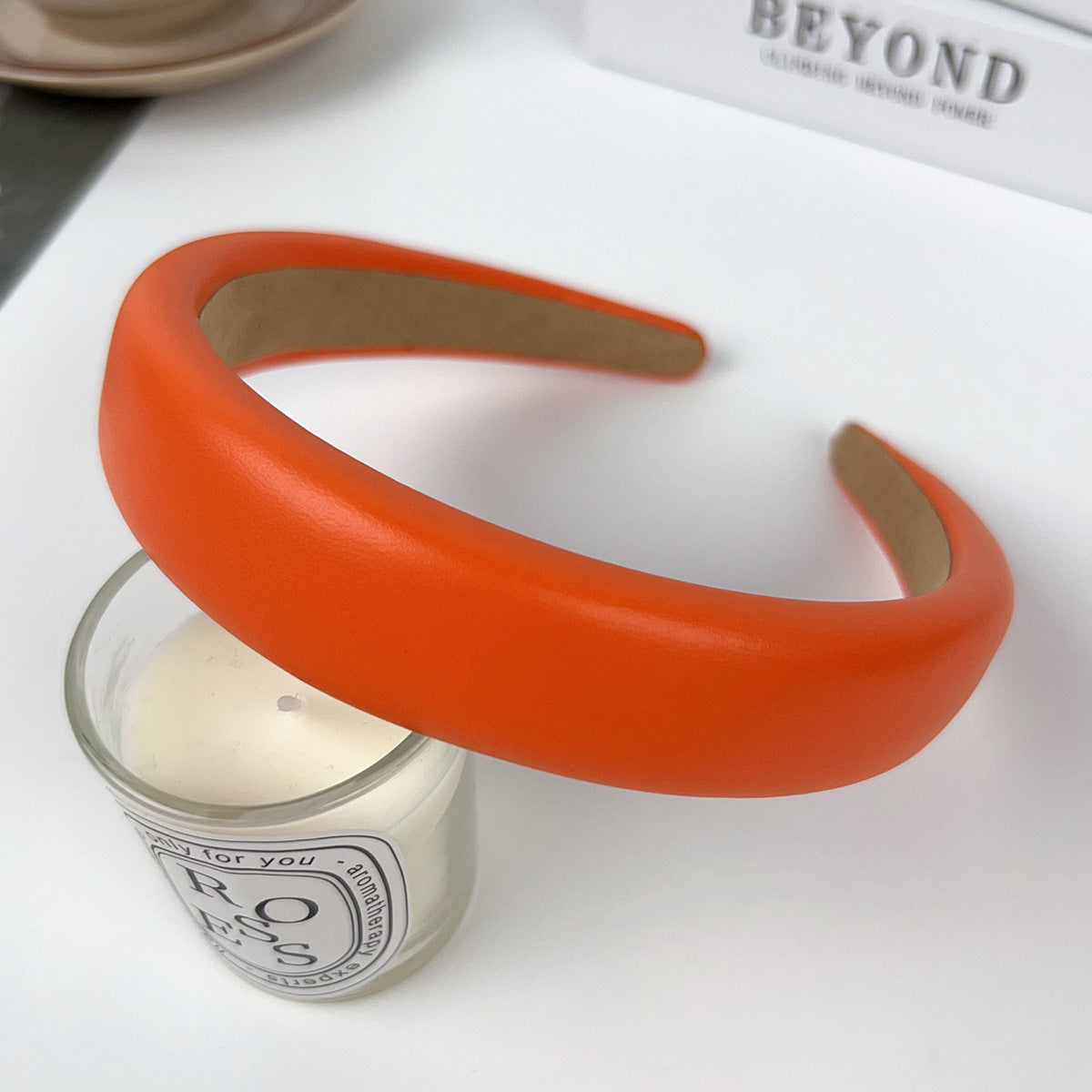 Wholesale Solid Color Wide-brimmed Sponge High Cranial Headband