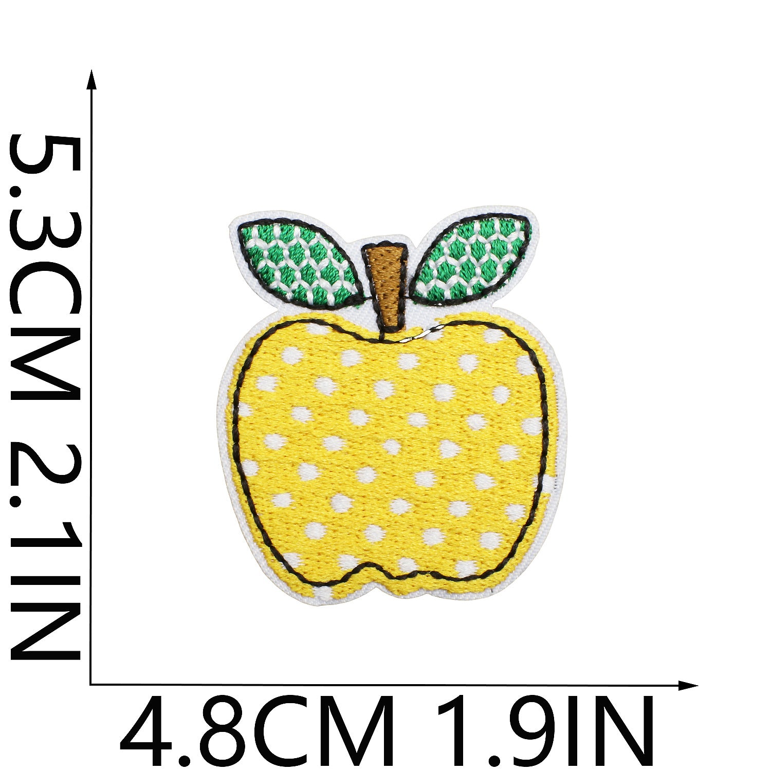 Wholesale Artistic Apple Embroidery Patch