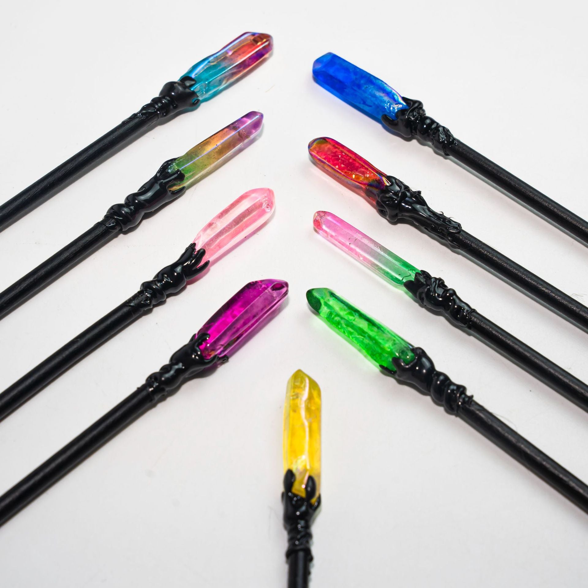 Wholesale Natural Crystal Column Ancient Style New Chinese Style Simple Hairpin