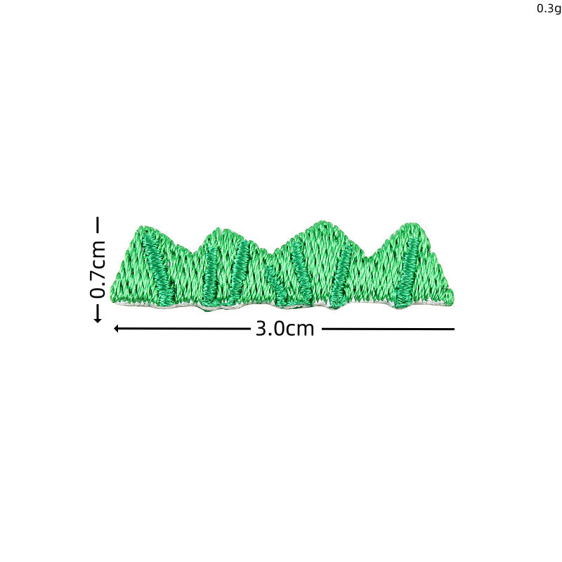 Wholesale Cute cartoon iron-on flower cherry embroidery patch