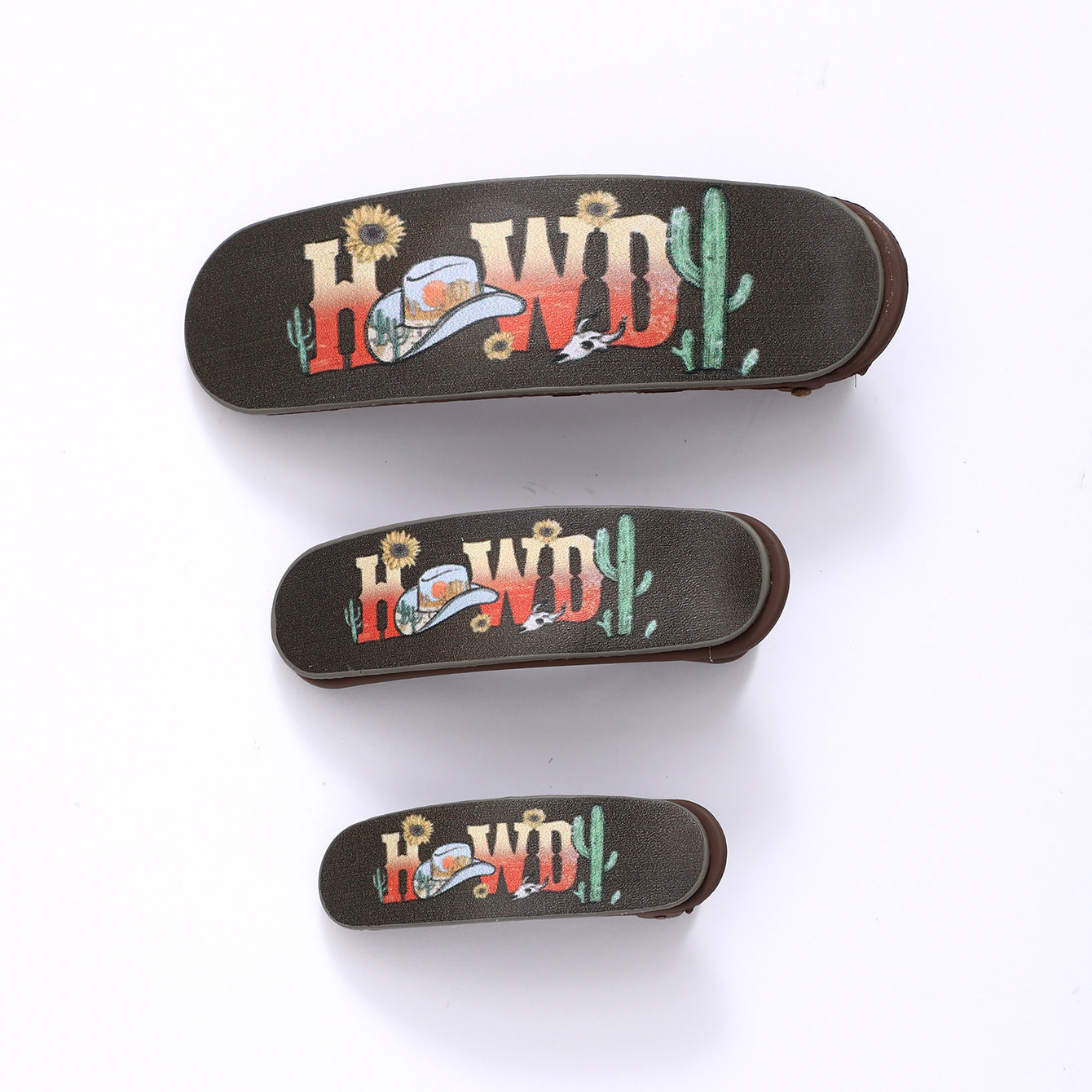 Wholesale Retro Multicolor Sunflower Bull Head Letter Pattern Hairpin