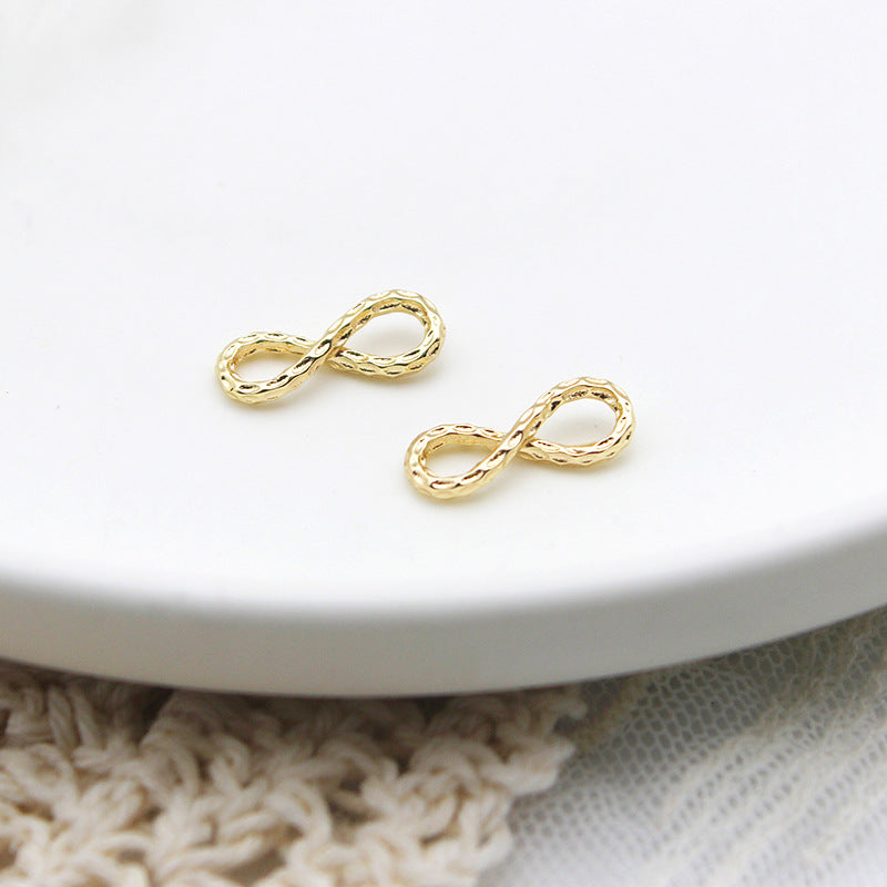 Wholesale Copper Eight Shaped Ring Eight Shaped Connecting Buckle DIY Jewelry Accessories