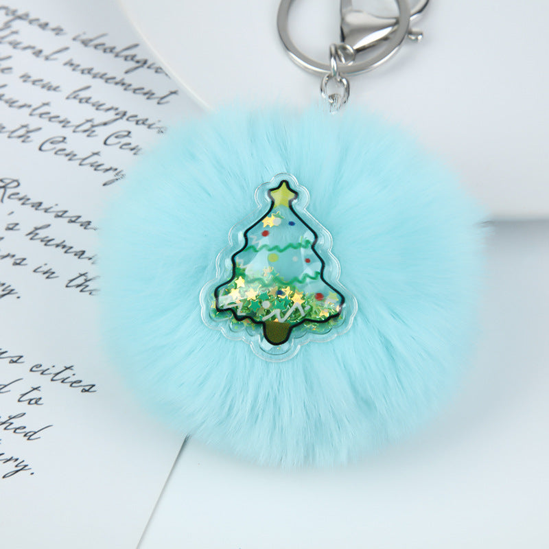 Wholesale Christmas Plush Pendant Keychain