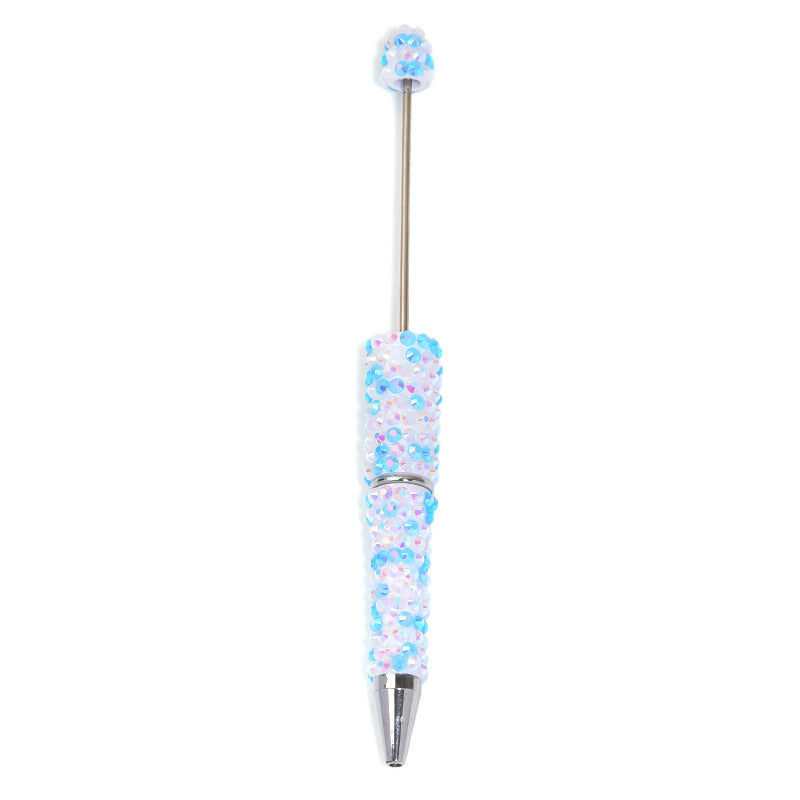 Wholesale 5pcs Full diamond DIY bead pen colorful resin diamond bead pen