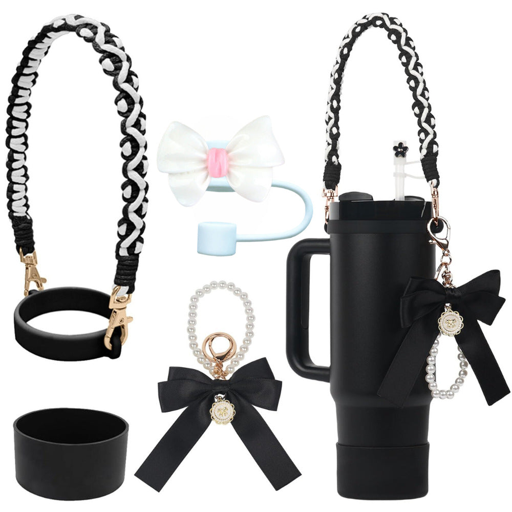 Wholesale  Small  Flower Straw Cap Bow Straw Tube Cap