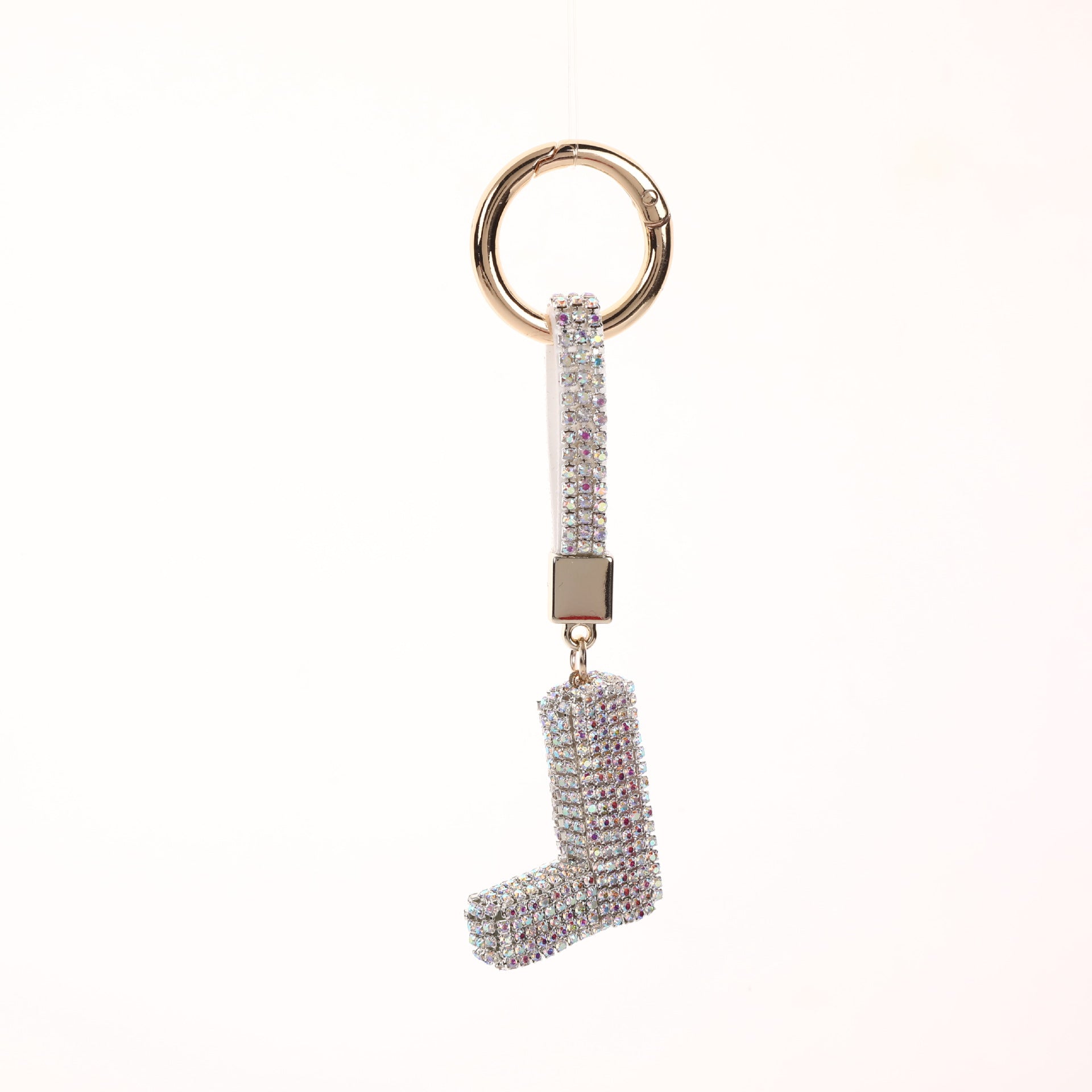 Wholesale Metal LOVE Full Set Diamond Keychain