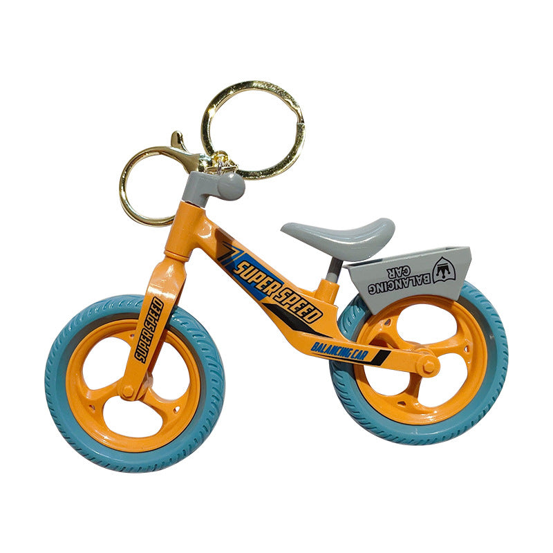 Wholesale Creative Assembled ABS Bicycle Model Keychain