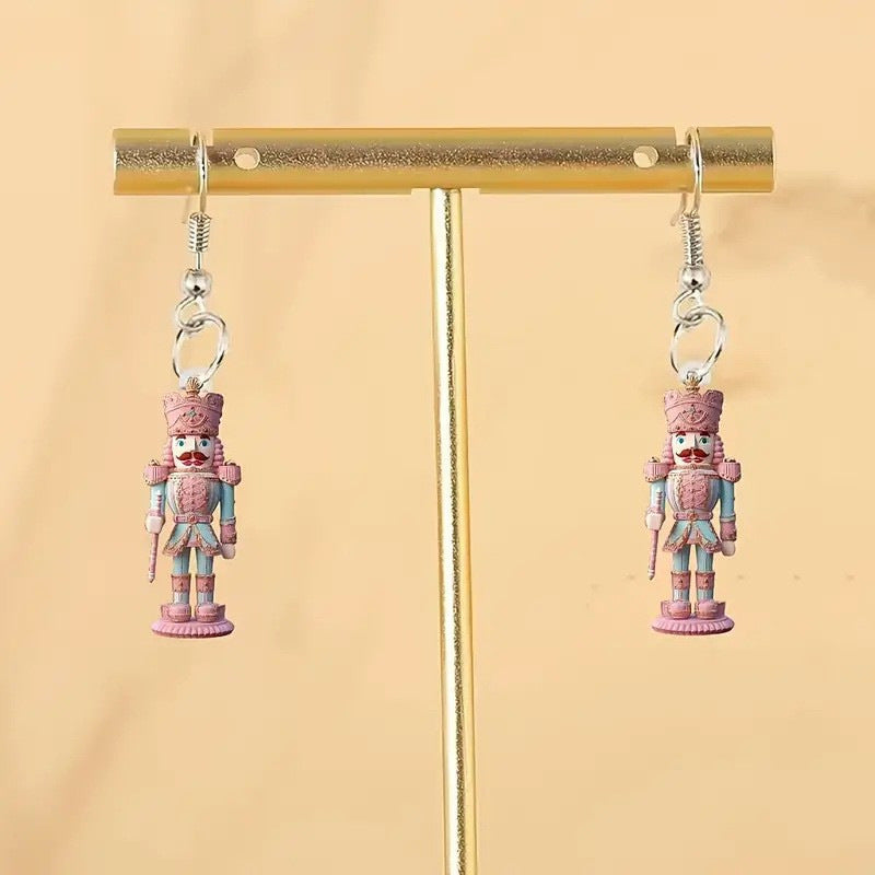 Wholesale Nutcracker King Earrings Christmas Holiday Earrings