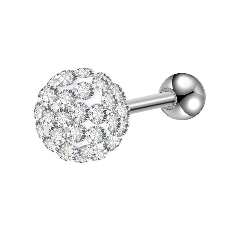 Wholesale Multi Drill Ball Titanium Steel Replacement Nails Earrings