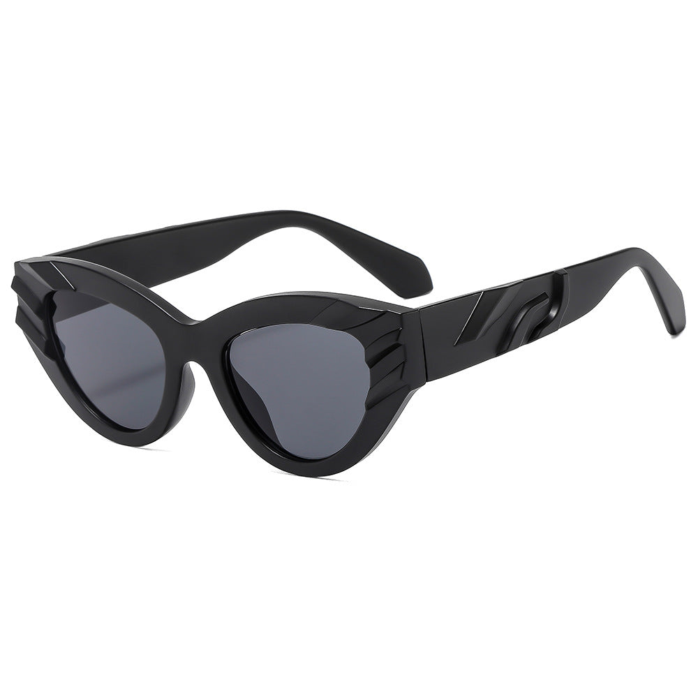 Wholesale Sun Protection Cat-eye Retro PC Sunglasses