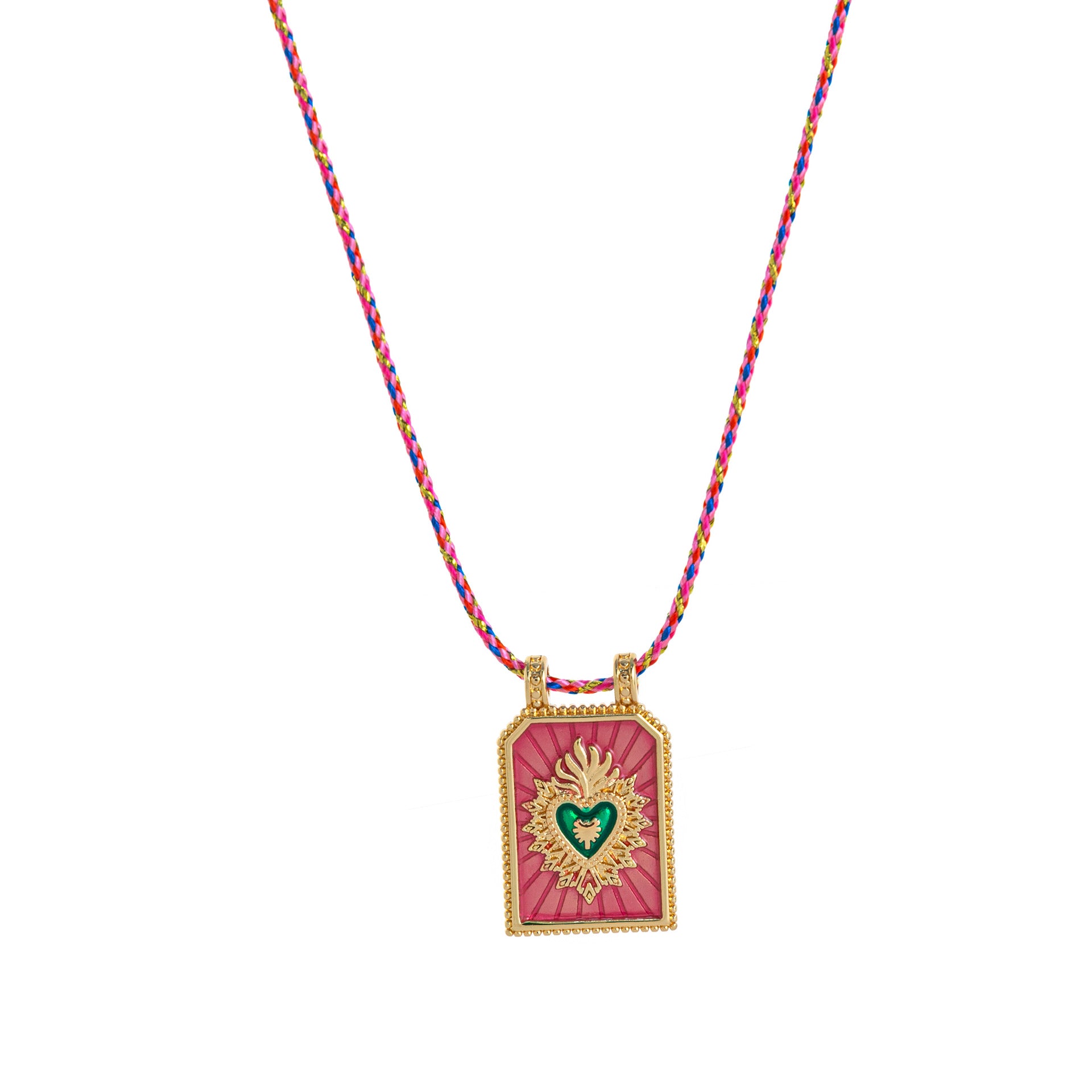 Wholesale Love Tarot Pendant Necklace Lucky Bead Chain Gold-plated Color Preservation