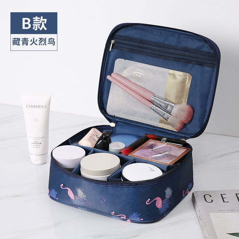 Wholesale Large Capacity Two-way Zipper Toiletry Bag Travel Portable Handbag
