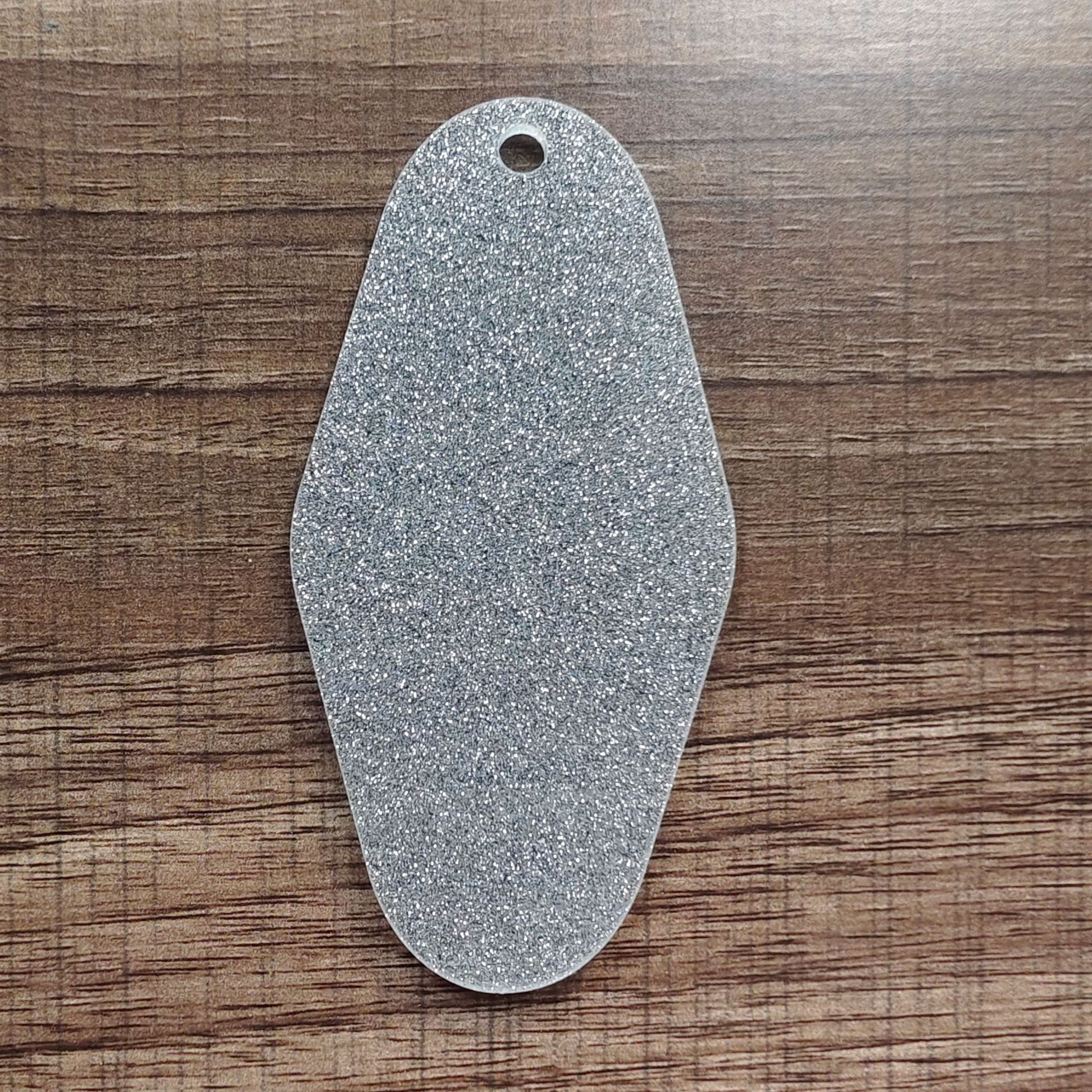 Wholesale Blank Unfinished Acrylic Name Tag Keychain Luggage Pendant