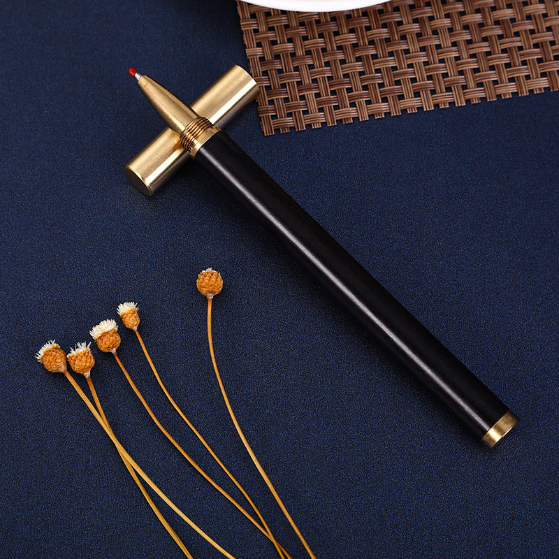 Wholesale Wooden Pen Body Brass Signature Pen