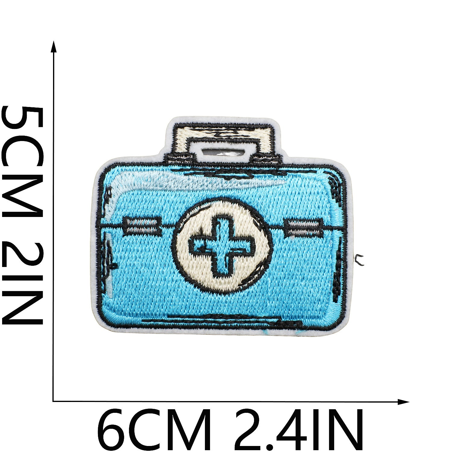 Wholesale Cartoon human organ embroidery patch medical equipment patch