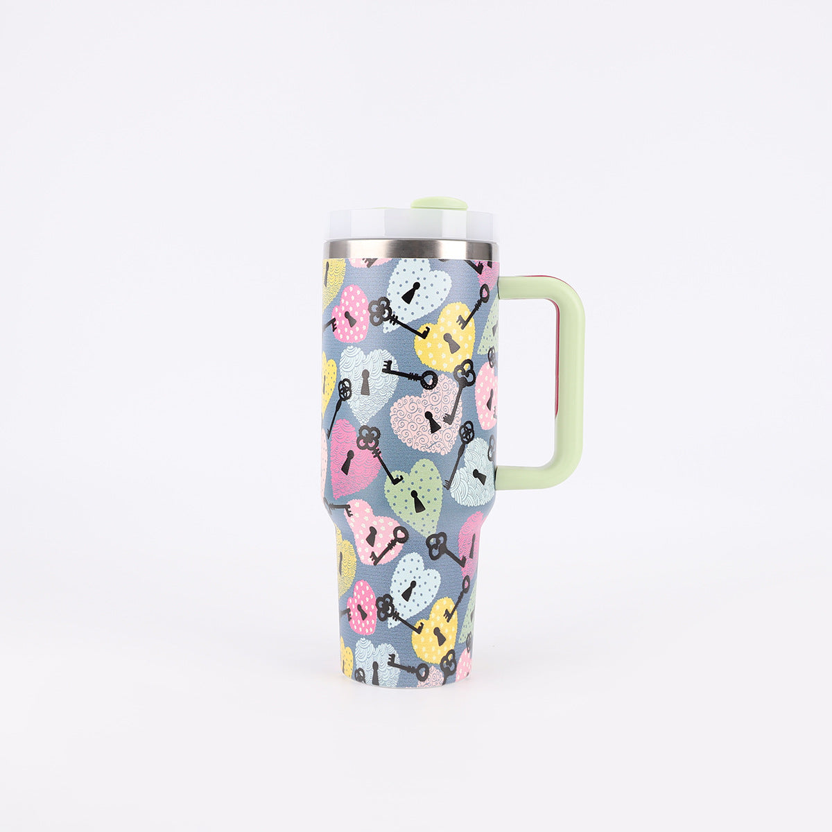 Wholesale Tumbler Stainless Steel Insulation Large Capacity Handle Outdoor 40oz Ice Cup