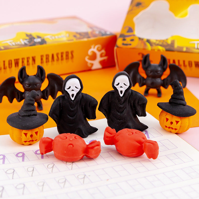 Wholesale Halloween TPR Eraser Combination Set
