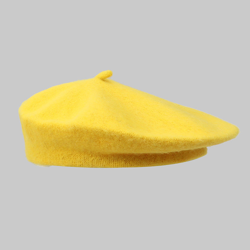 Wholesale Autumn and Winter Women's Solid Color Beret