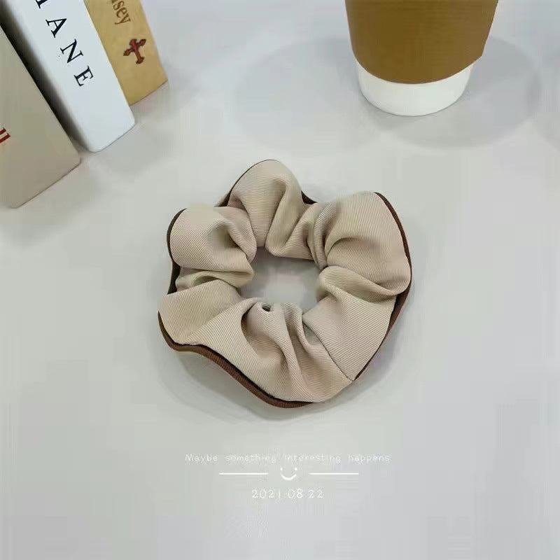 Wholesale Autumn and Winter milk brown Women's New Simple Head Rope Sweet Hair Accessories