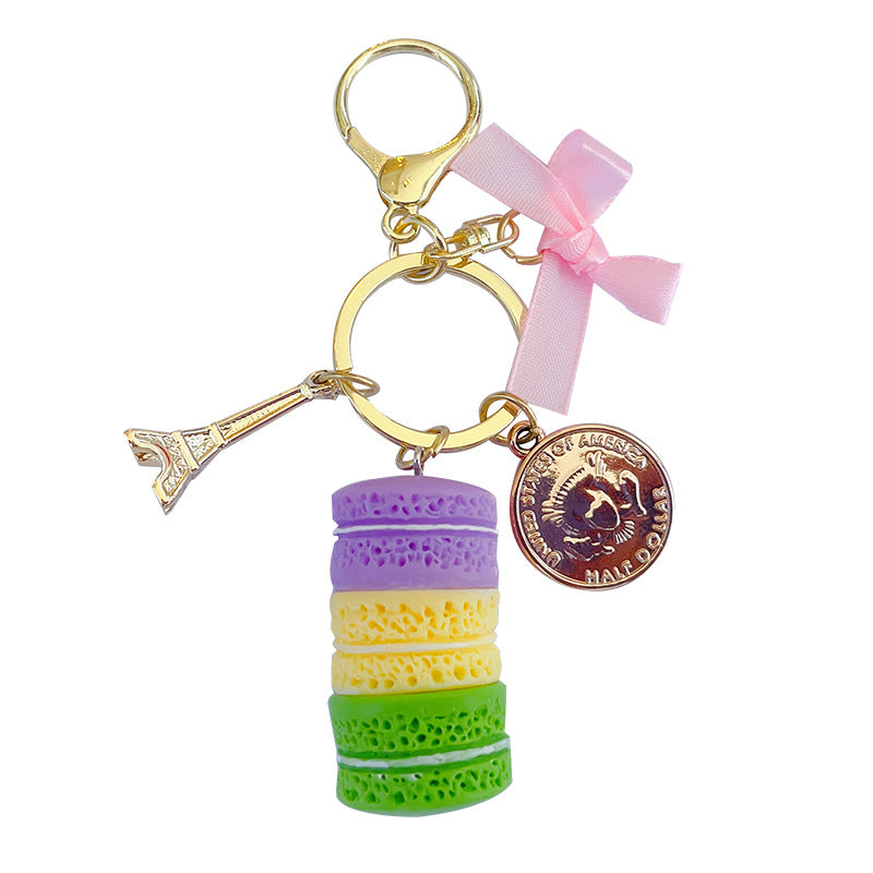 Wholesale Macaron Cute Resin Keychain