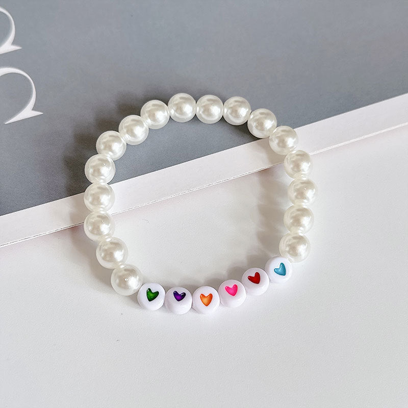 Wholesale Pearl Bohemian Rose Alloy Bracelet