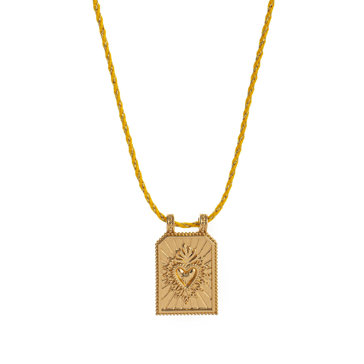 Wholesale Love Tarot Pendant Necklace Lucky Bead Chain Gold-plated Color Preservation