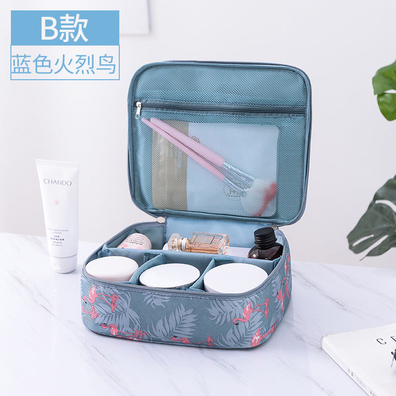 Wholesale Large Capacity Two-way Zipper Toiletry Bag Travel Portable Handbag