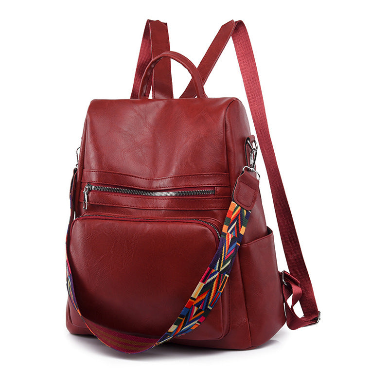 Wholesale High-end Fashion Large Capacity PU Women's Tote Backpack