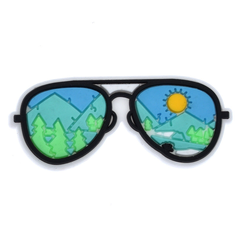 Wholesale 100pcs Summer Soft Rubber DIY Shoe Flower Decorative Buckle Accessories